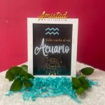 Portarretratos personalizado Signo Acuario