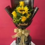 H21 -  Bouquet con rosas y girasol